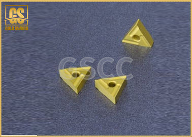 Los partes movibles de encargo del carburo del triángulo, herramienta de carburo del CNC insertan YG6/YG8/el grado